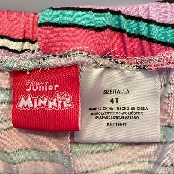 Disney Junior Girls Minnie Mouse & Daisy Duck 3 Piece Top/ Bottoms Set Size 4T - Picture 8 of 10